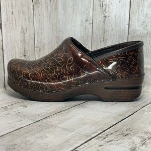 Dansko Brown Leather Clogs